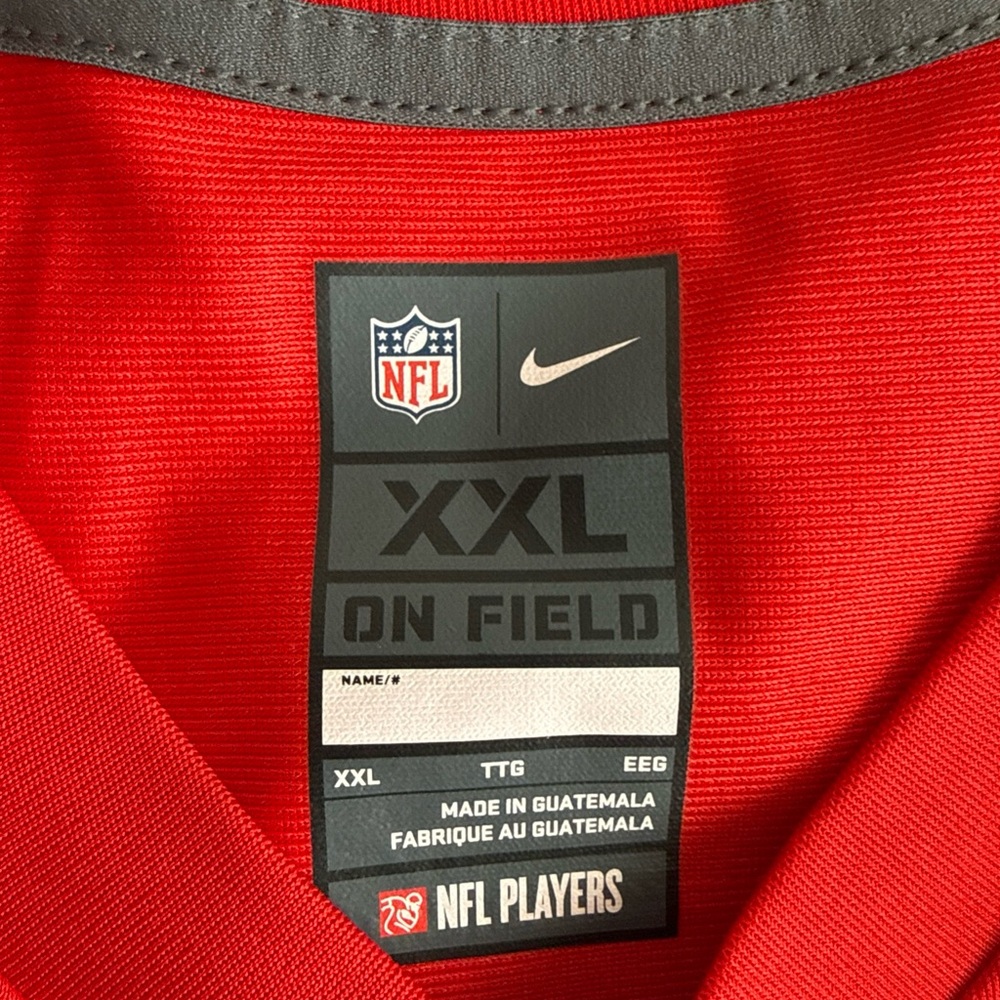 Men’s Nike Amari Cooper #89 Raiders 2017 Pro Bowl AFC Jersey Sz 2XL Red RARE - Picture 4 of 6